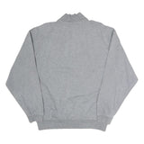 NIKE Mens Grey K-State Track & Field 1/4 Zip M Sweatshirt Sportswear