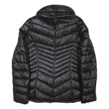 BLAUER Womens Black Quilted Puffer Jacket S Polyester Blend Zip Lightweight