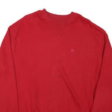 FILA Mens Red Crew Neck M Cotton Blend Sweatshirt Pullover Casual