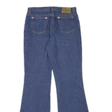 Calvin Klein Womens Regular Fit Flared Denim Blue W27 L29 Classic Zip Jeans