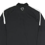 NIKE Mens Black & White City College Norwich Public Services 1/4 Zip L
