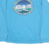 HANES Mens Blue San Francisco General Hospital Crew Neck L Cotton Sweatshirt
