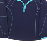 BERGHAUS Womens Navy Blue Plain Pullover Crew Neck Basic Knit UK 12 Outdoor