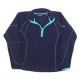 BERGHAUS Womens Navy Blue Plain Pullover Crew Neck Basic Knit UK 12 Outdoor