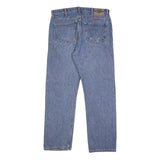 WRANGLER Mens Jeans Blue Regular Straight Denim Medium W34 L30 Classic Fit Zip