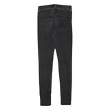 LEVI'S Womens Jeans Black Slim Skinny Denim Medium W26 L28 Stretch Zip