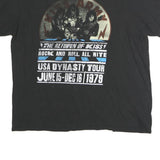 KISS Mens Black Kiss Army Rock T-Shirt XL Short Sleeve Crew Neck Band Graphic