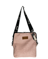 Double-Sided Crossbody Flop Bag soft pink