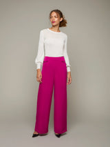 PYRAMID | Wide Leg Palazzo Suiting Trousers