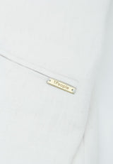 French Riviera - Wide Leg Pants - Porcelain