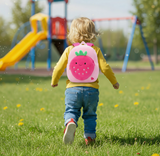 Anypack 3D Pink Strawberry Kids School Backpack Cute Cartoon Animal Style Children Toddler Plush Bag Perfect Accessories For Boys and Girls