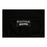 Boutique Moschino Trousers - 30W UK 10 Black Cotton