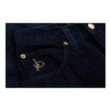 Roccobarocco Cord Trousers - 28W UK 10 Blue Cotton