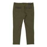 Cavalli Class Trousers - 38W UK 16 Green Cotton