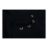 Cavalli Class Cropped Trousers - 42W UK 22 Black Cotton