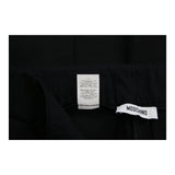 Moschino Trousers - 32W UK 12 Black Cotton