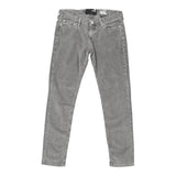Love Moschino Cord Trousers - 32W UK 10 Grey Cotton