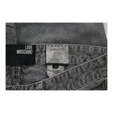 Love Moschino Cord Trousers - 32W UK 10 Grey Cotton