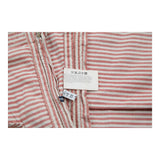Armani Jeans Striped Trousers - 36W UK 18 Red Cotton Blend