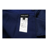 Giorgio Armani Midi Midi Skirt - 28W UK 8 Blue Wool Blend