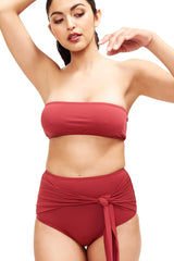 Giovanna High Waisted Bottom Terracotta