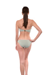 Giovanna Bandeau Bikini Top Sage Green