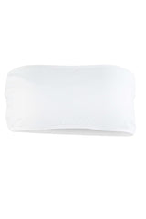 Giovanna Bandeau Bikini Top White