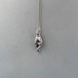 Good Luck Charm Necklace Silver