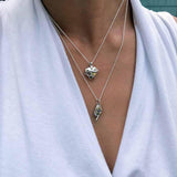 Good Luck Charm Necklace Silver