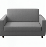 Anyseat 2-Seater Sofa Cover – Ash Grey Style Slipcover for Living Room Chair Protection