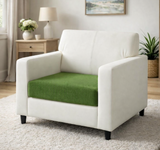 Anyhouz Sofa Cushion Cover – Green Polyester, Thick Stretchable, 1Pc Living Room Chair