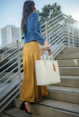White Pearl Resort Tote Bag