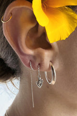 Heart Threaders Silver