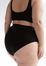 High Waisted Briefs, Black