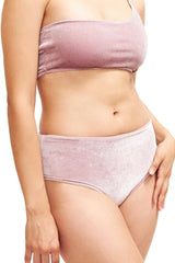 Serena Hipster Bikini Bottom Blush Velvet