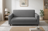 Anyseat 2-Seater Sofa Cover – Plain Gray Style Slipcover for Living Room Chair Protection