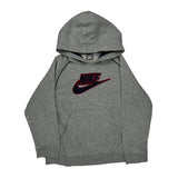 Age 8 Nike Hoodie - Small Grey Cotton Blend