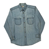 Levis Denim Shirt - Large Light Wash Denim