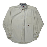 Tommy Hilfiger Shirt - Large Cream Cotton