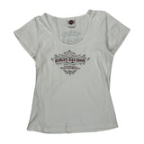 North Country Harley-Davidson Harley Davidson Graphic T-Shirt - XS White Cotton
