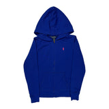 Age 9-11 Polo By Ralph Lauren Hoodie - Large Blue Cotton