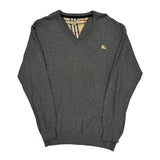 Burberry London Jumper - Medium Grey Cotton