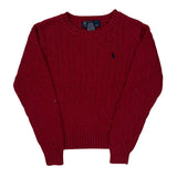 Age 4 Polo By Ralph Lauren Jumper - Small Red Cotton