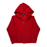 Age 8-9 Polo By Ralph Lauren Hoodie - Medium Red Cotton