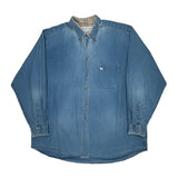 Burberry Denim Shirt - 2XL Blue Cotton