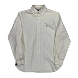 Ralph Lauren Shirt - Medium White Cotton