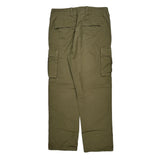Dickies Cargo Trousers - 35W 30L Green Cotton