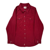 Dickies Shirt - Medium Red Polyester Blend