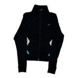 Nike Track Jacket - Medium Black Polyester