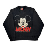 Made In USA Disney Cartoon Sweatshirt - Large Black Cotton